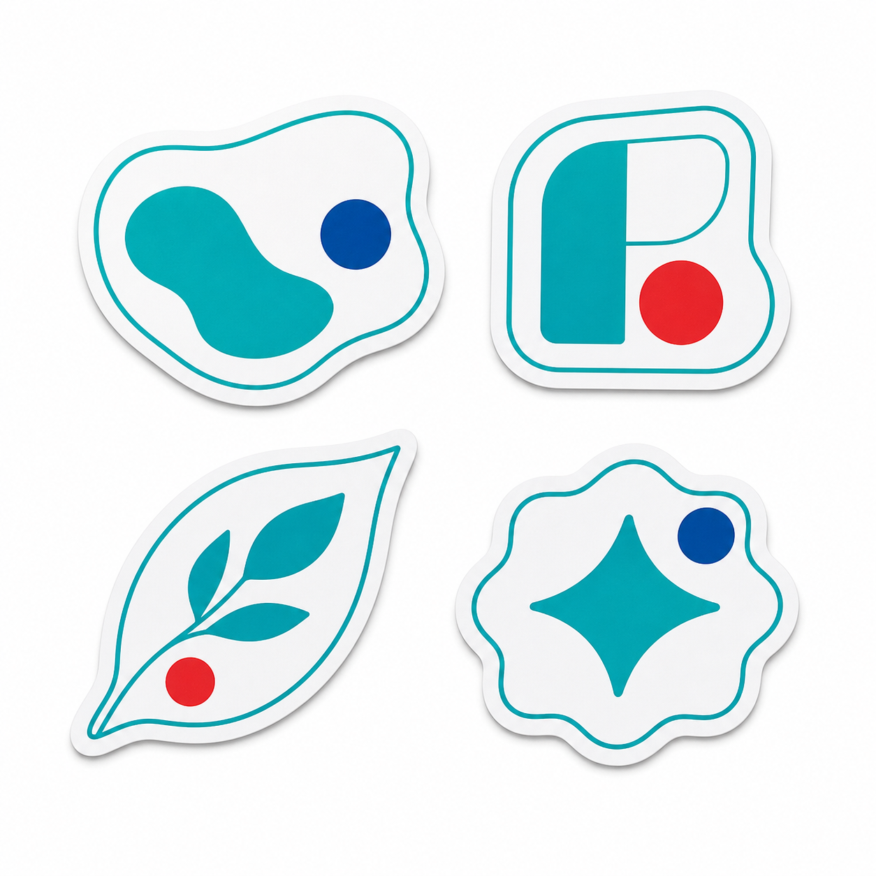 Stickere die cut personalizate decupate pe contur