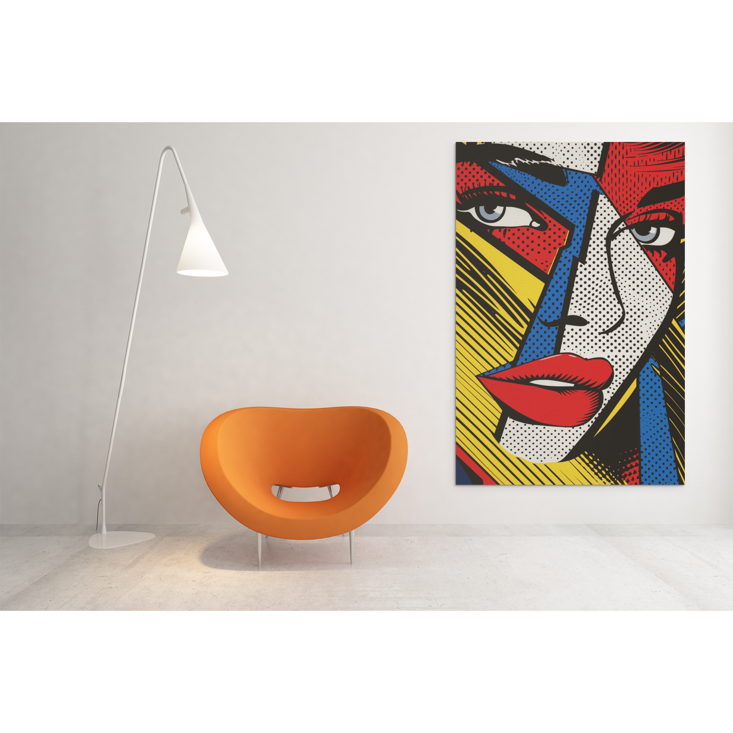 Tablou canvas "Red Lips" - 40x60 cm