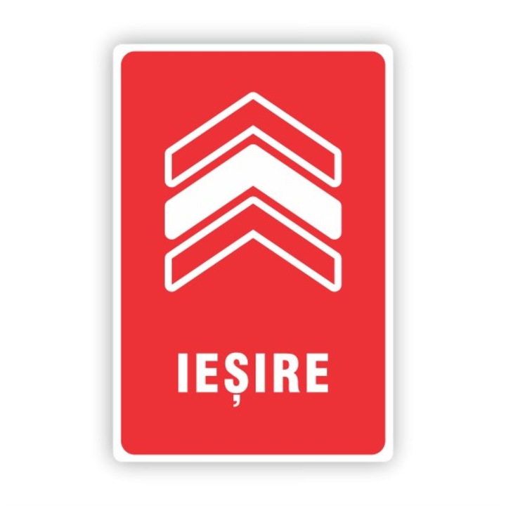 Etichete "Iesire" — 20×30cm