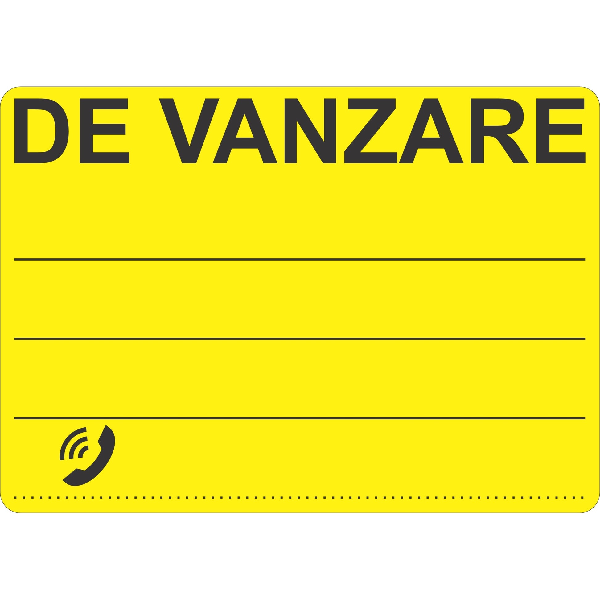 Set 2 Etichete "De vanzare"