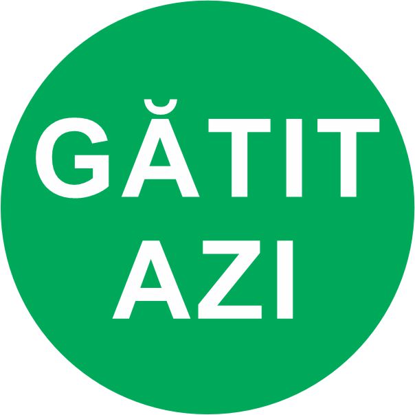 Set 500 Etichete HACCP "GATIT AZI" — (removable)