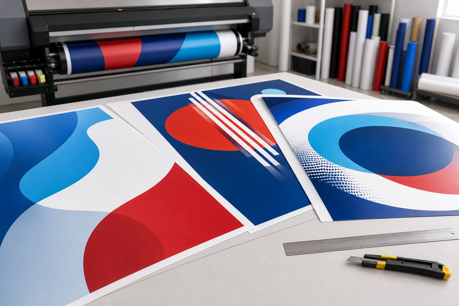 Postere premium printate in format mare