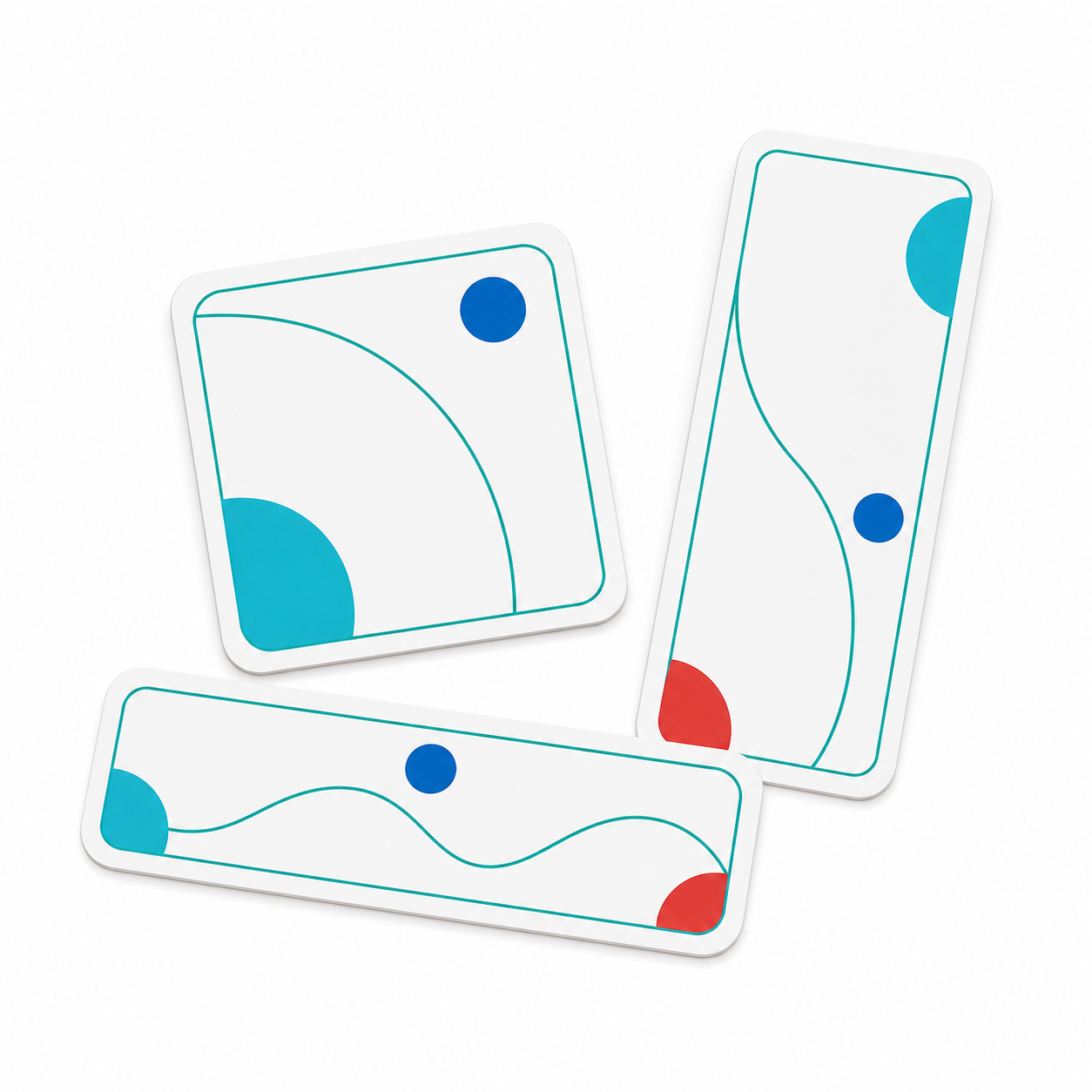 Stickere patrate si dreptunghiulare personalizate - formate dreptunghiulare