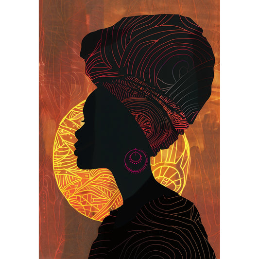 Tablou canvas "PPF african 399A-1" - 40x60 cm