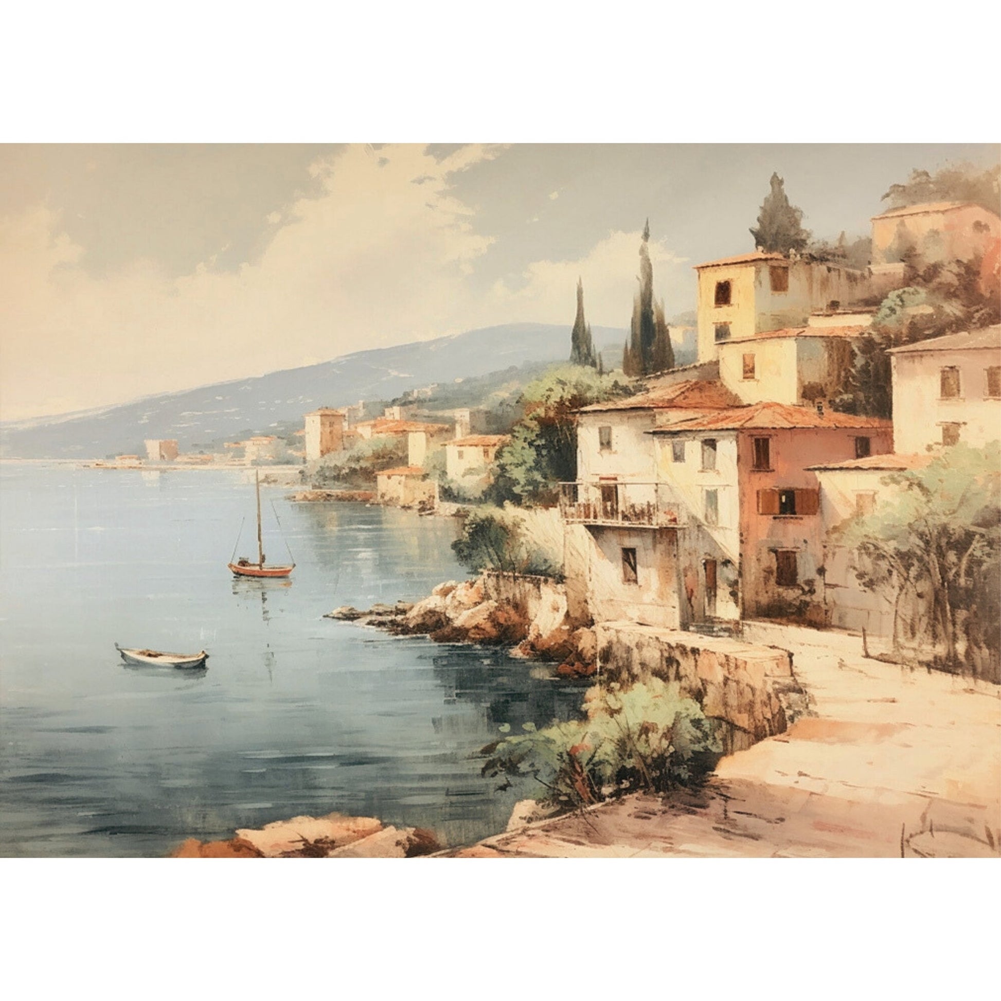Tablou canvas "Mediterranean 34" - 60x40 cm