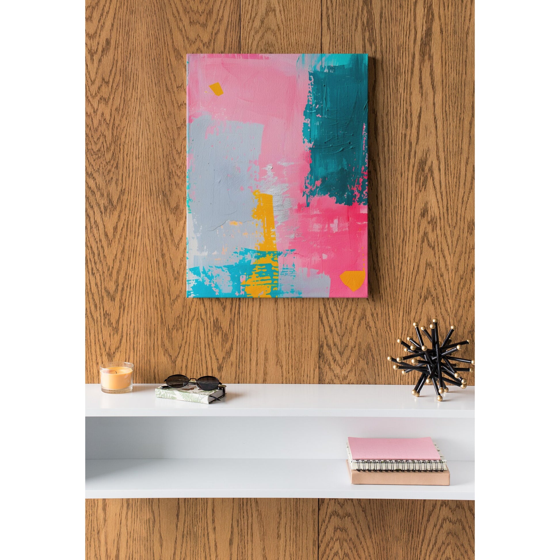 Tablou canvas "Abstract Pink" - 40x60 cm