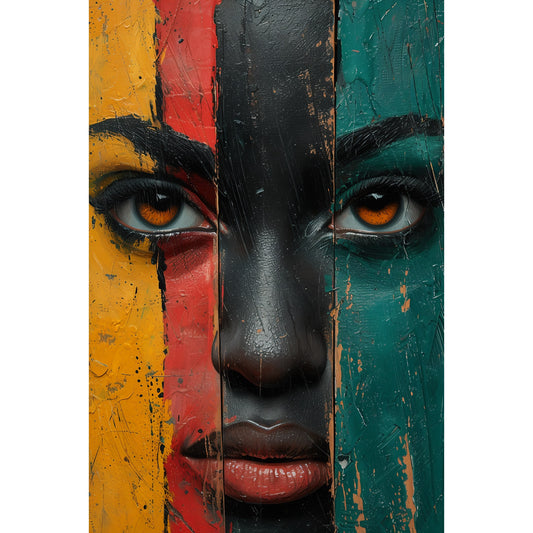Tablou canvas "PPF african 198A" - 40x60 cm