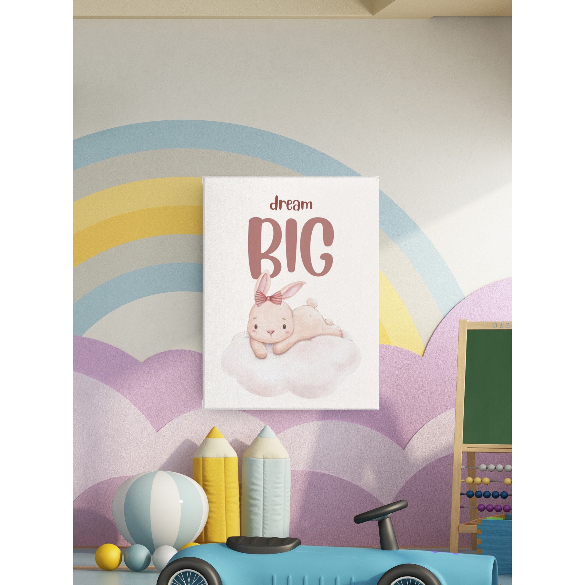 Tablou canvas "Dream BIG" - 40x60 cm