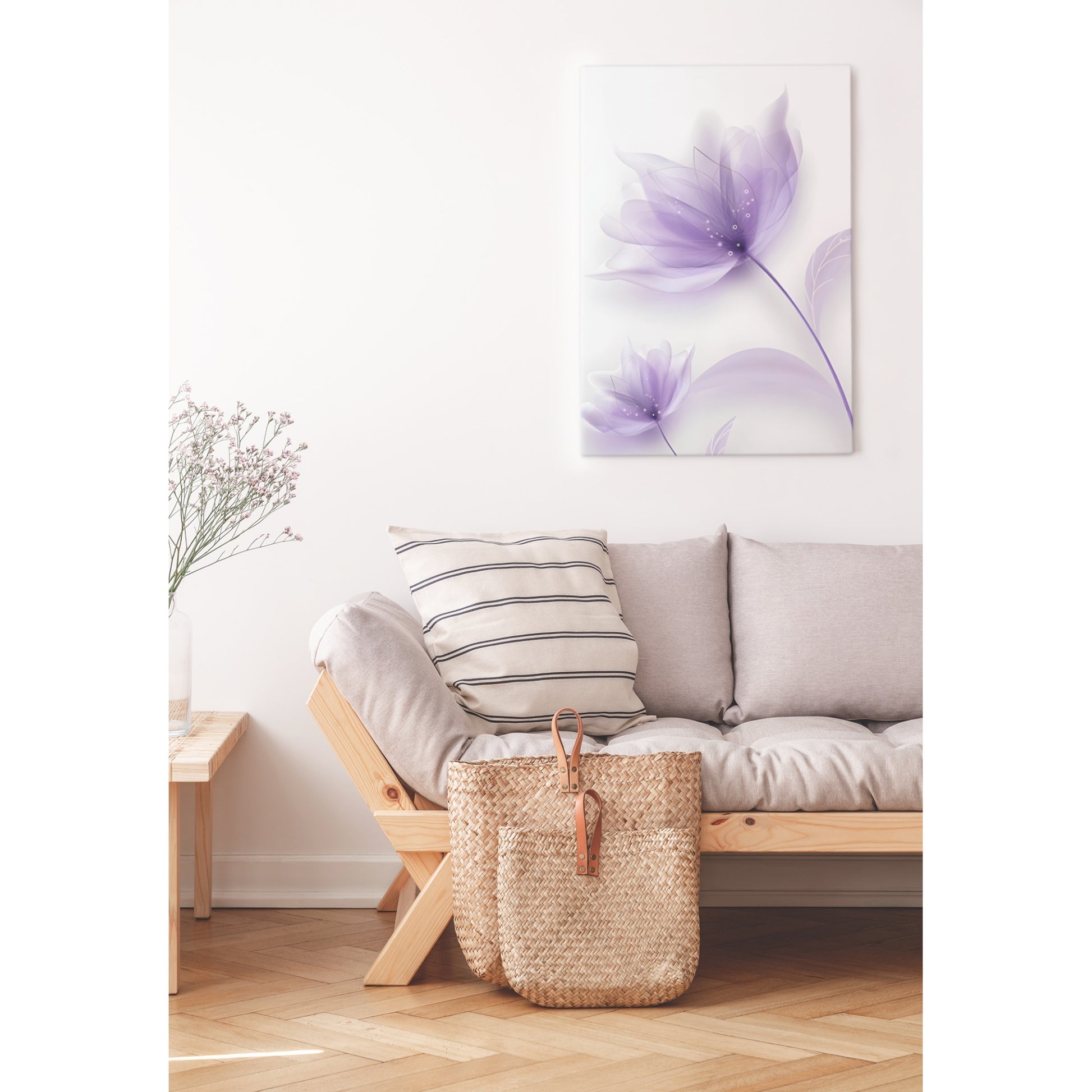 Tablou canvas "Purple Flower 15" - 40x60 cm