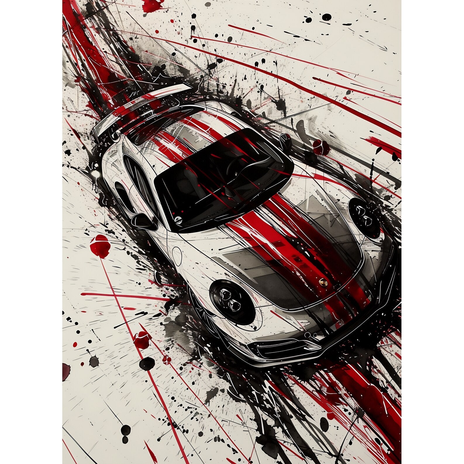 Tablou canvas "PPF Cars 143A" - 40x60 cm