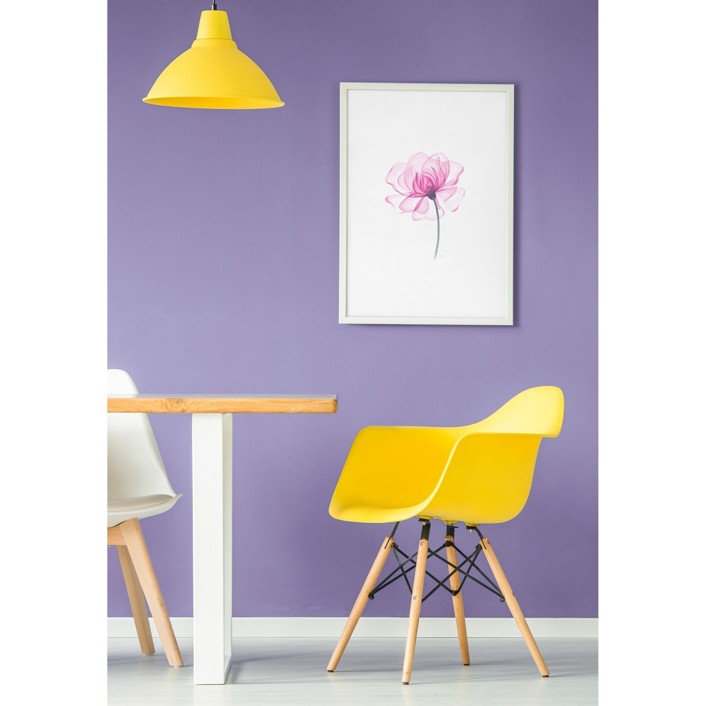 Tablou canvas "Purple Flower 16" - 60x80 cm