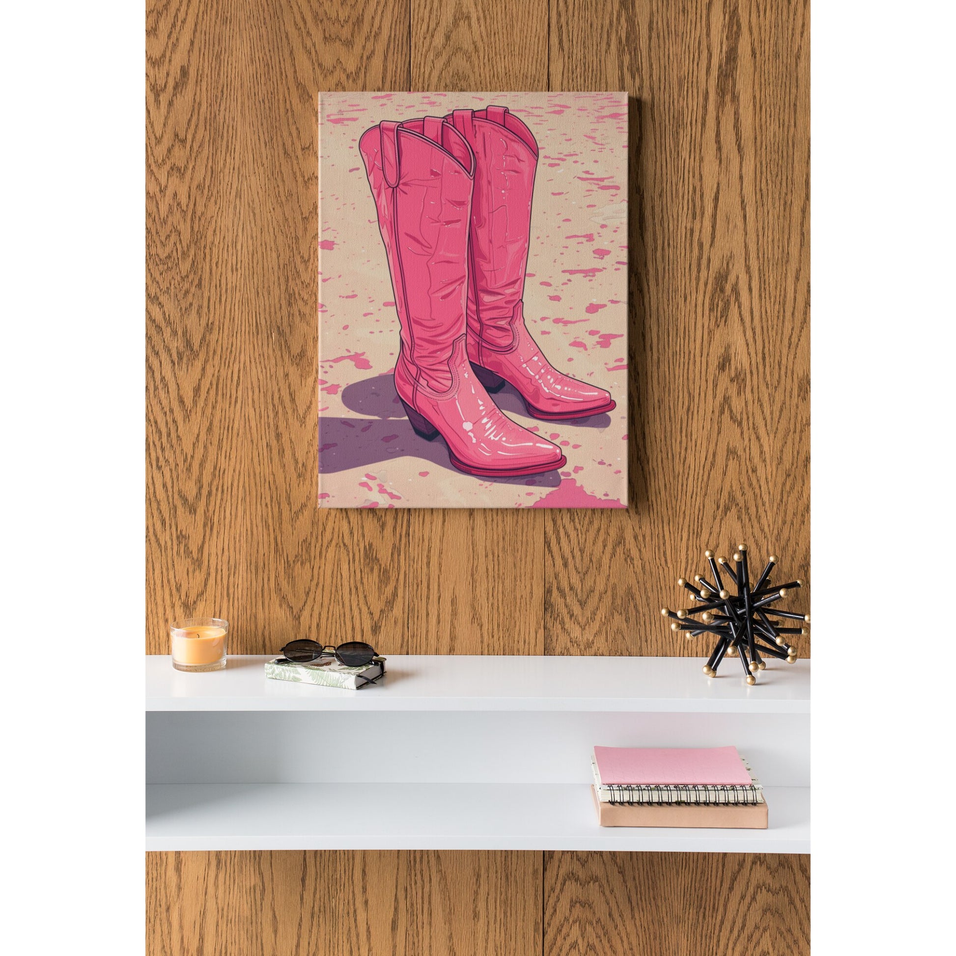 Tablou canvas "Red Boots" - 40x60 cm