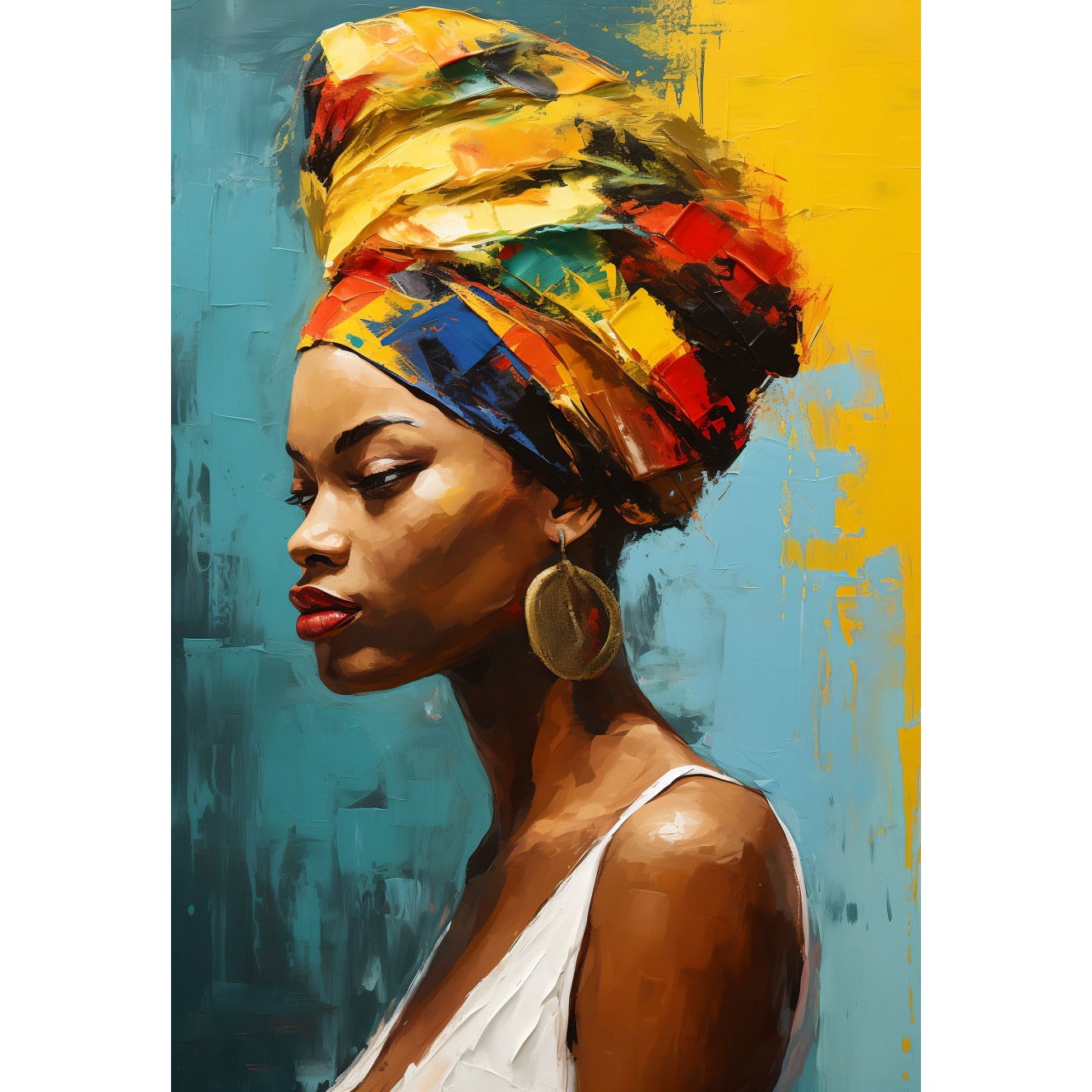 Tablou canvas "PPF african 42A" - 40x60 cm