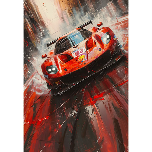 Tablou canvas "PPF Cars 96A" - 40x60 cm