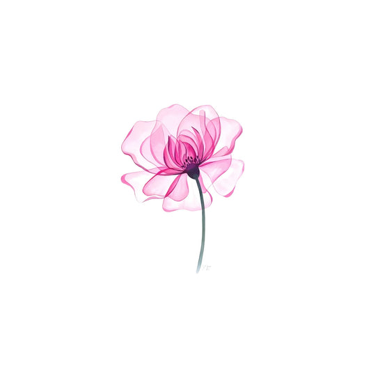 Tablou canvas "Purple Flower 16" - 60x80 cm
