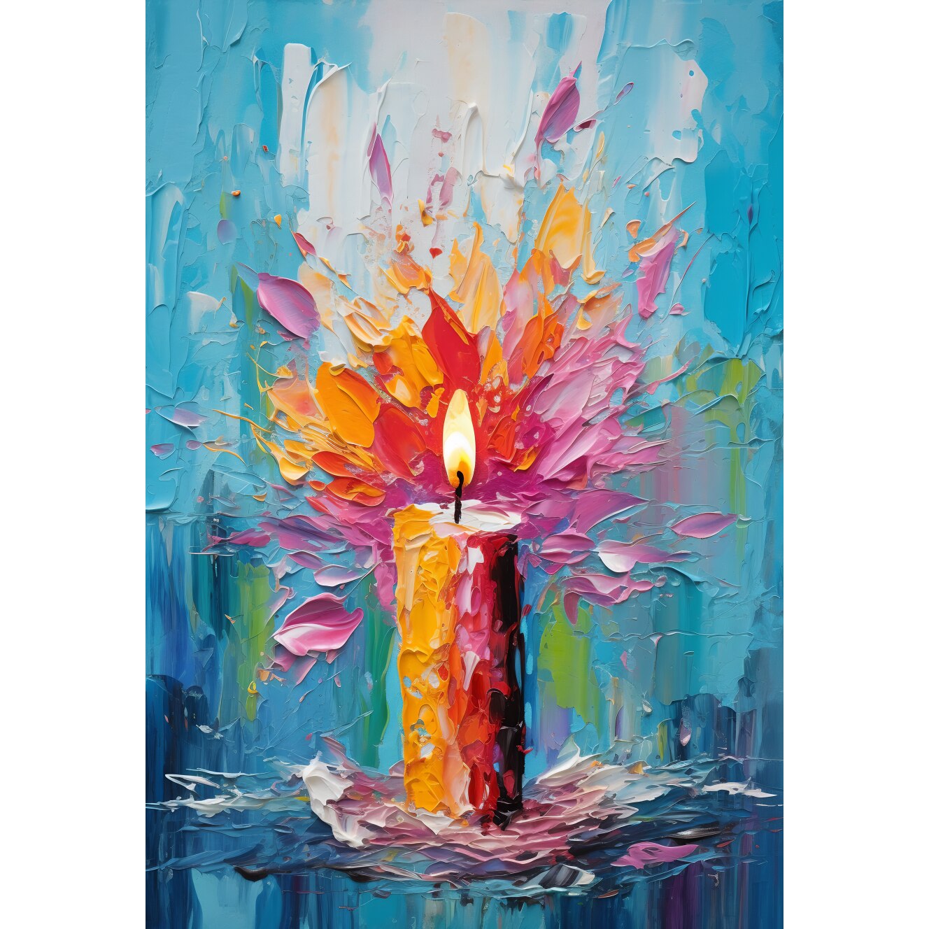 Tablou canvas "PPF abstract 40A" - 40x60 cm
