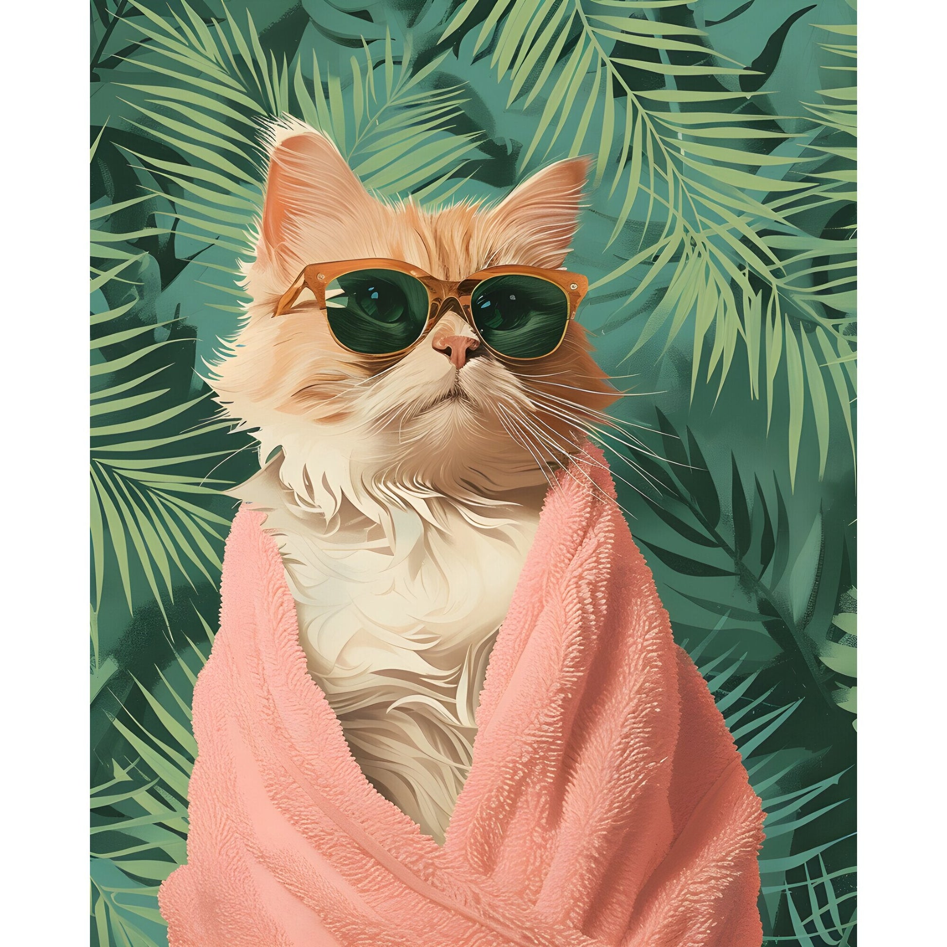 Tablou canvas "CAT" - 40x60 cm