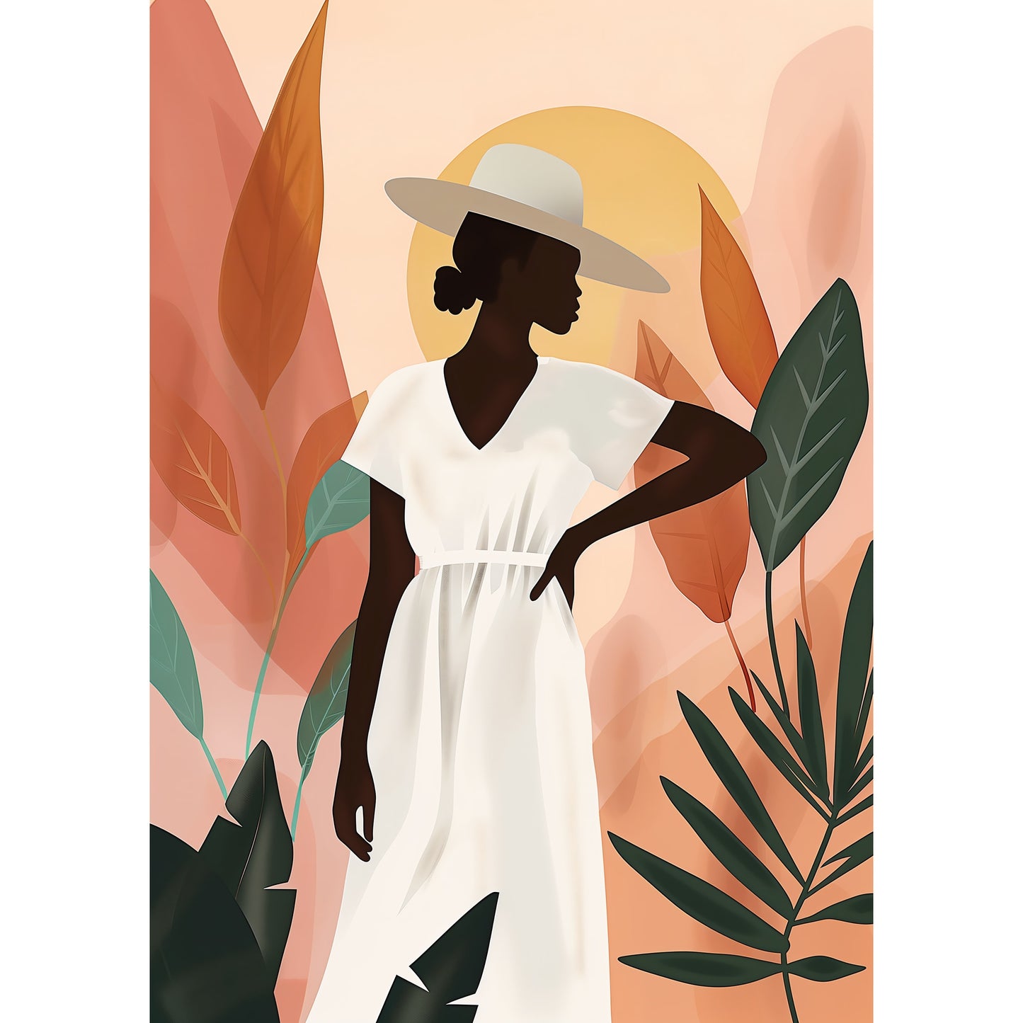 Tablou canvas "PPF african 120A" - 40x60 cm