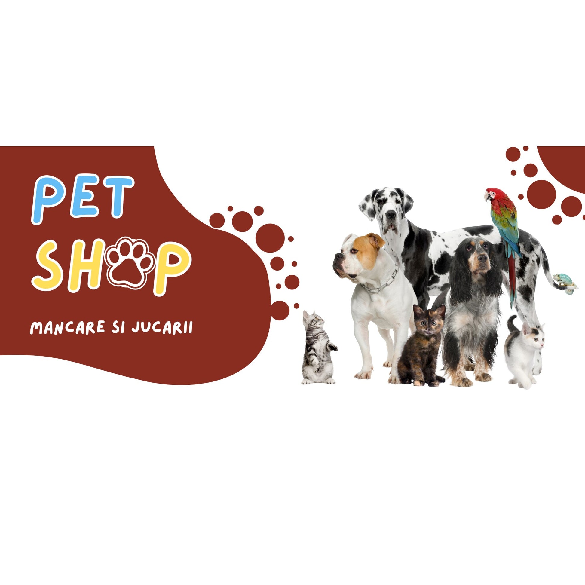 Banner Publicitar "Pet Shop 2" — 150×75cm