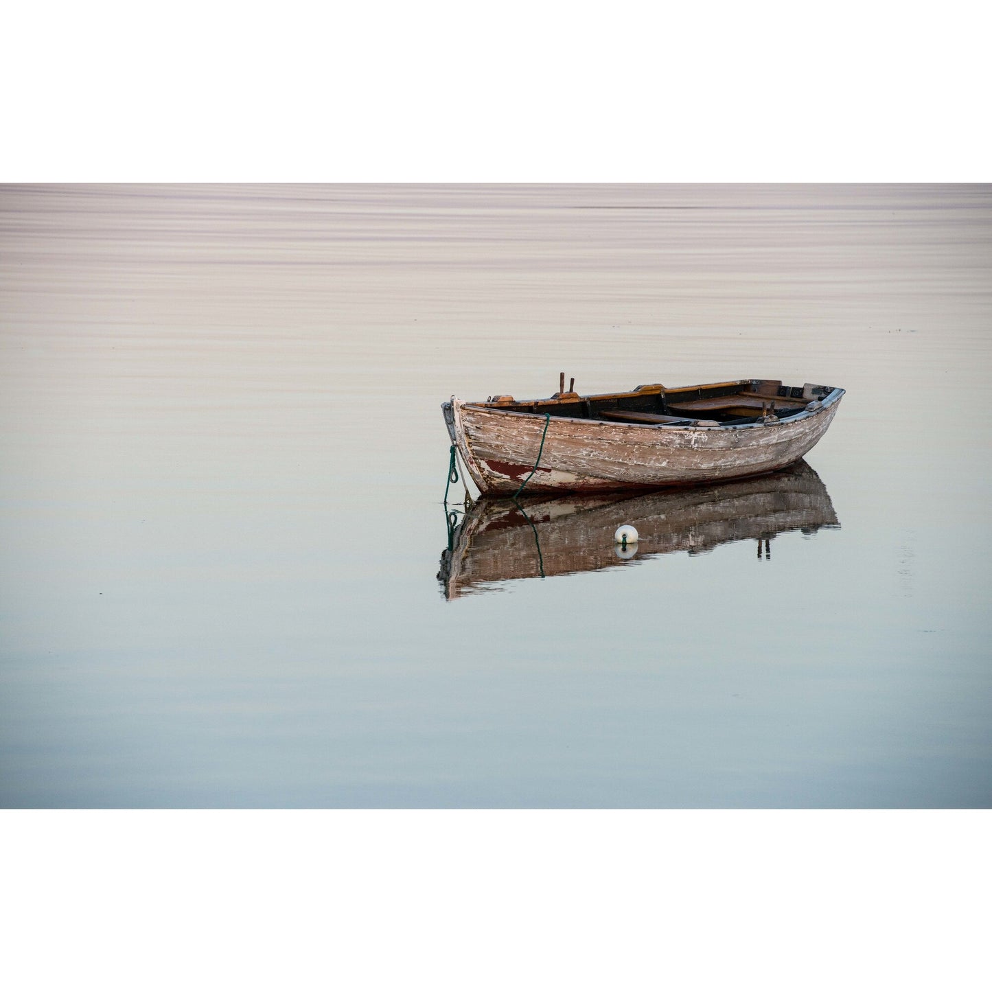 Tablou canvas "PPF Boats Reflective Lake" - 60x40 cm