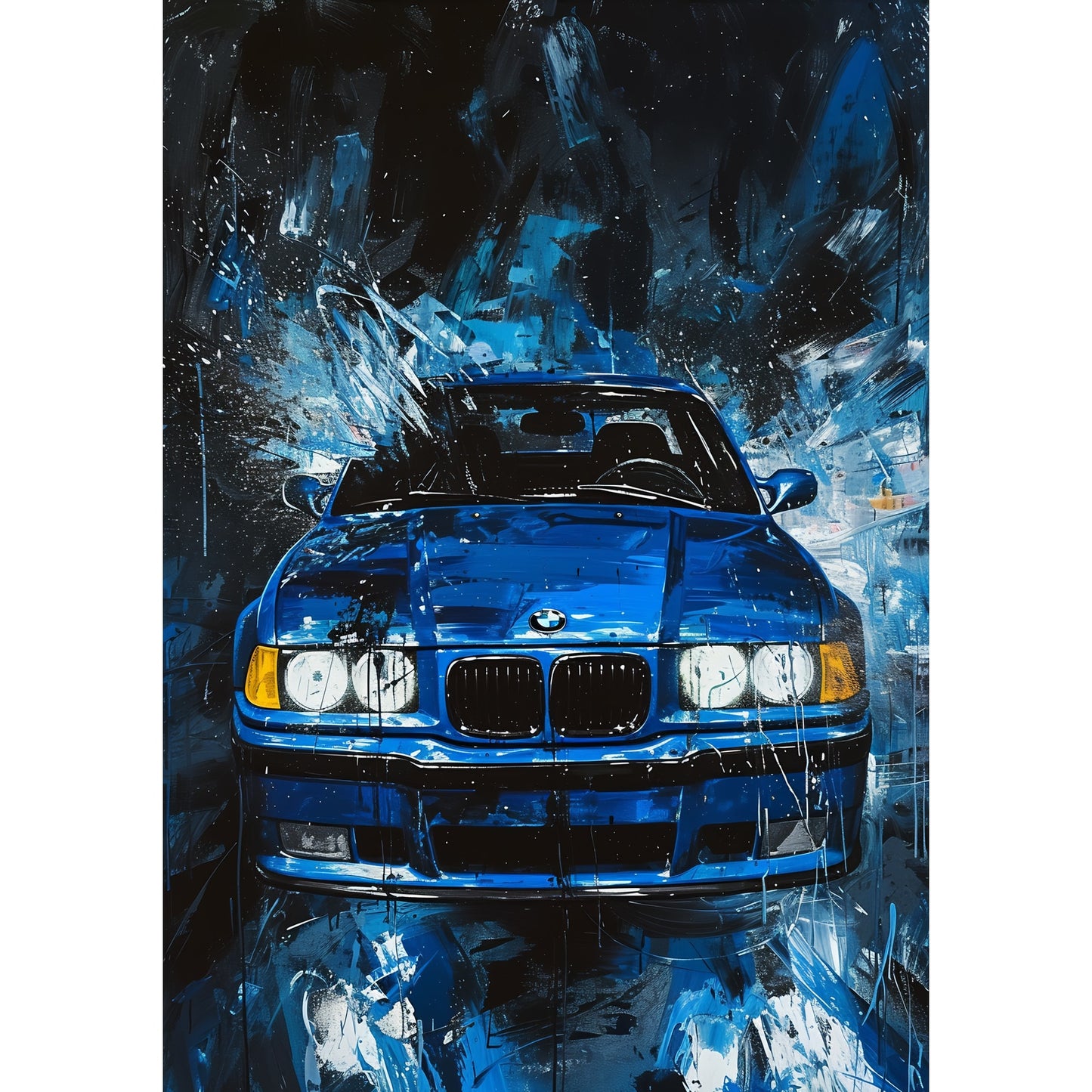 Tablou canvas "PPF Cars 301A" - 40x60 cm