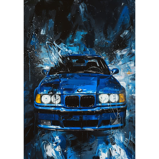 Tablou canvas "PPF Cars 301A" - 40x60 cm