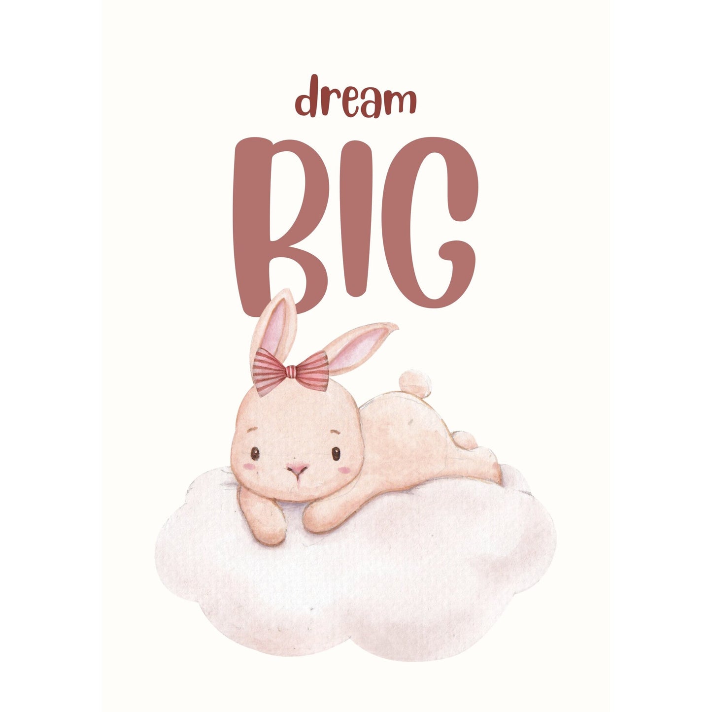 Tablou canvas "Dream BIG" - 40x60 cm