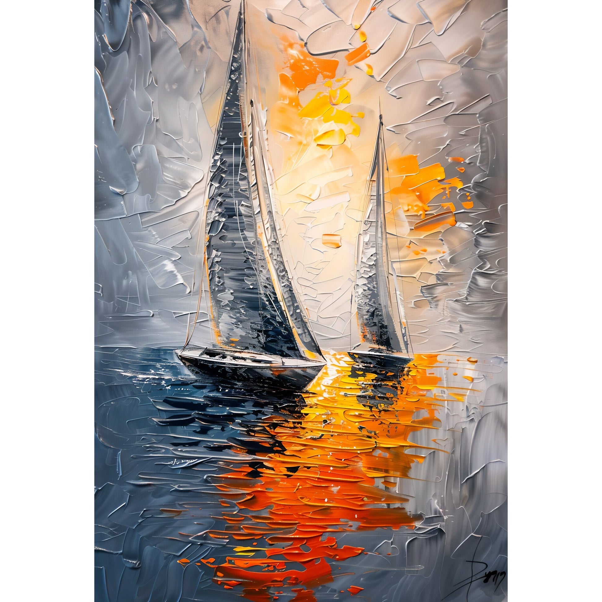 Tablou canvas "PPF Boats 54A" - 60x40 cm