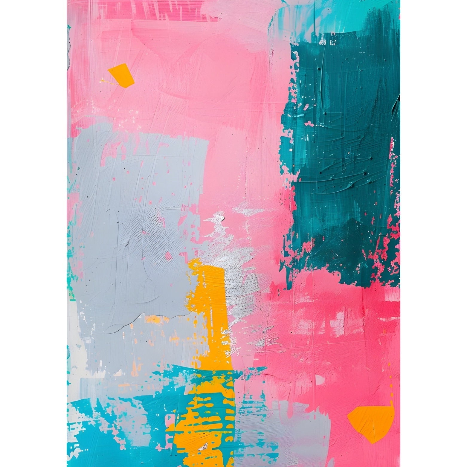 Tablou canvas "Abstract Pink" - 40x60 cm