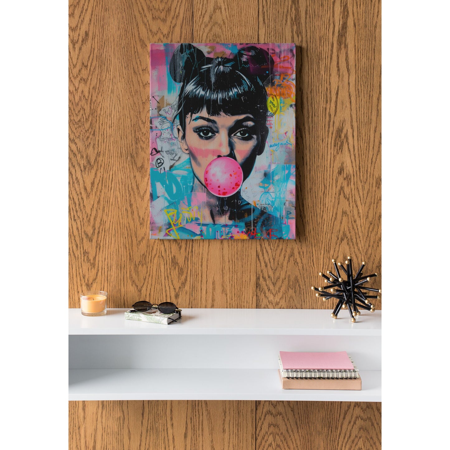 Tablou canvas "Popart Ginerva" - 40x60 cm