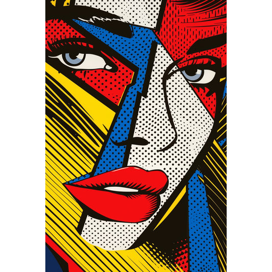 Tablou canvas "Red Lips" - 40x60 cm