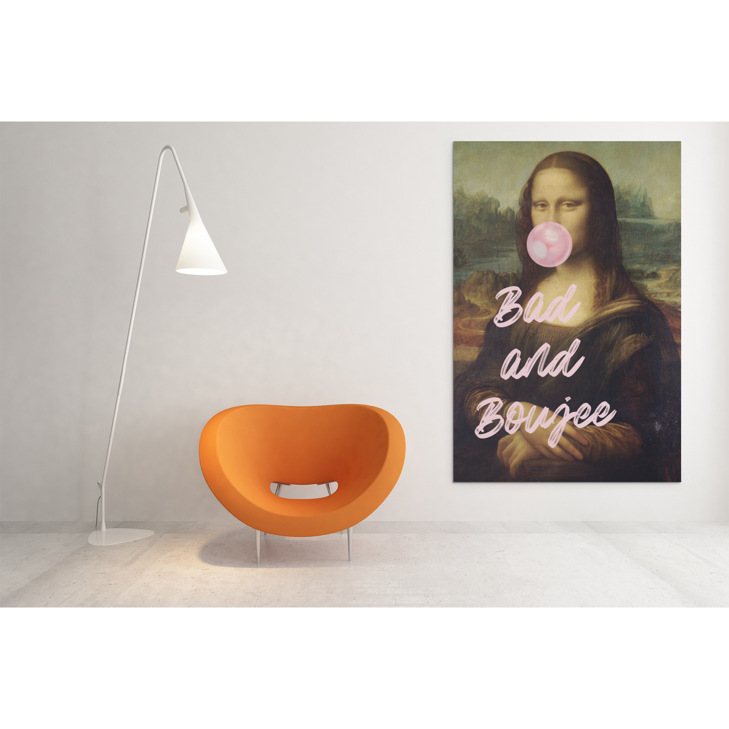 Tablou canvas "Bad Mona" - 40x60 cm