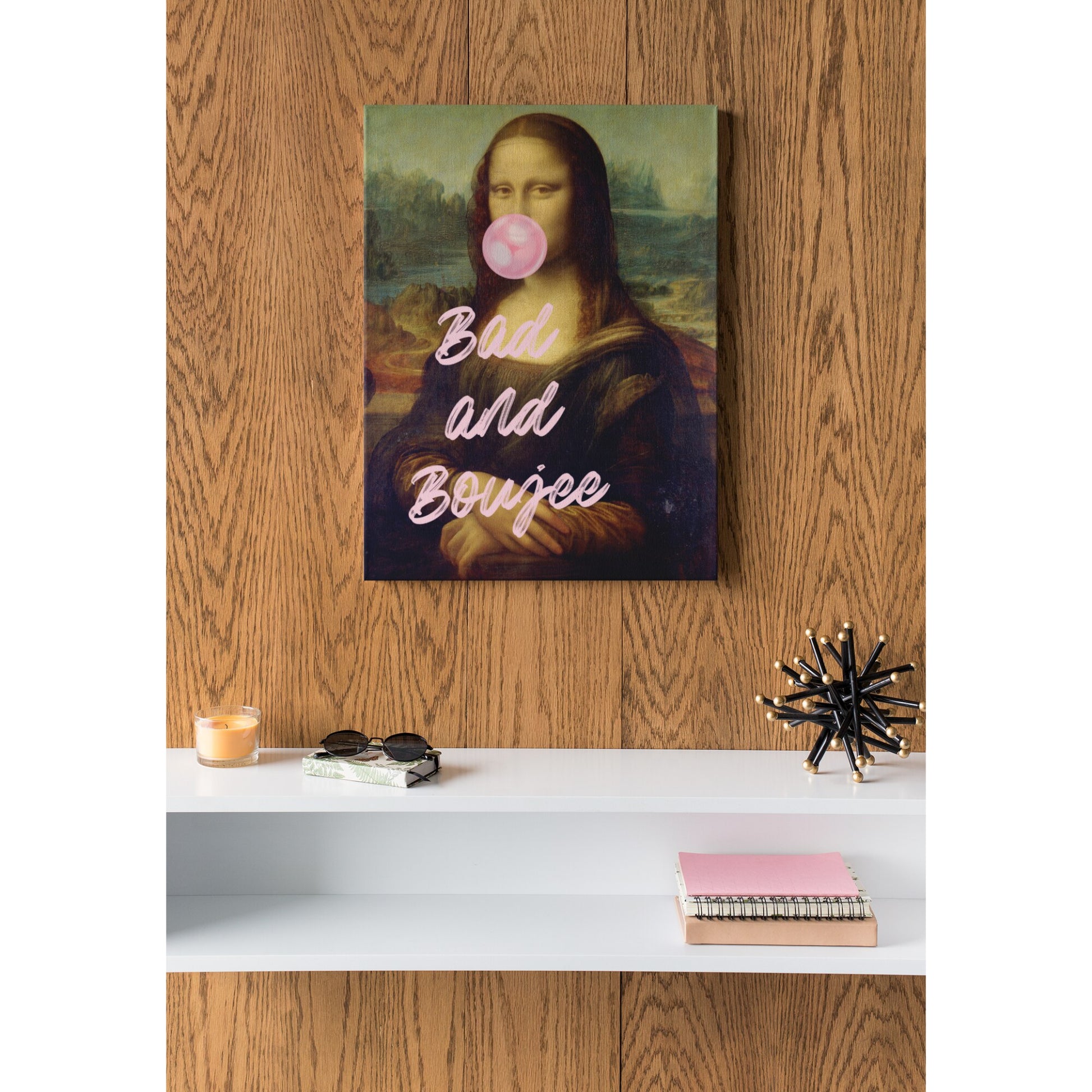 Tablou canvas "Bad Mona" - 40x60 cm