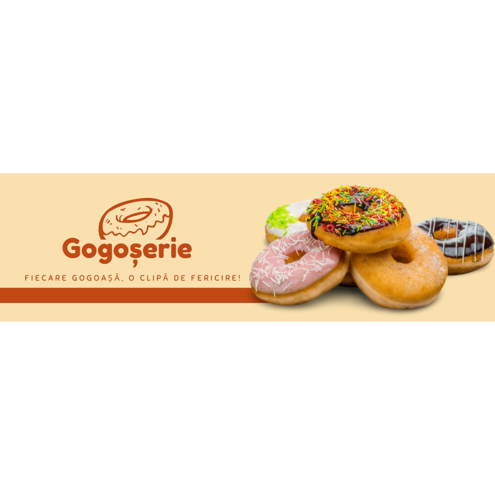 Banner Publicitar "Gogoserie" — 150×75cm