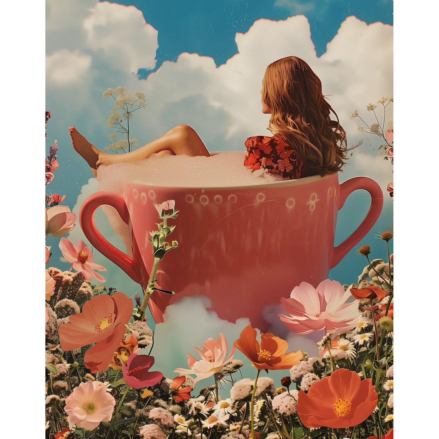 Tablou canvas "PPF Collage 492A" - 40x60 cm