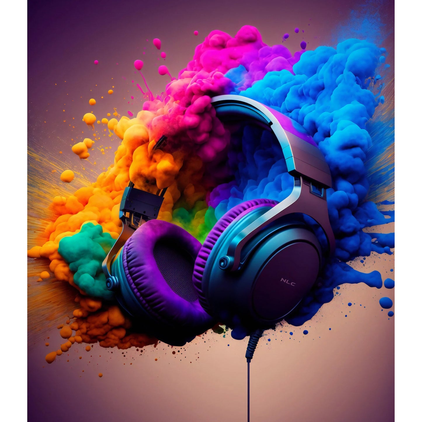 Tablou canvas "PPF Gaming Headphones" - 40x60 cm