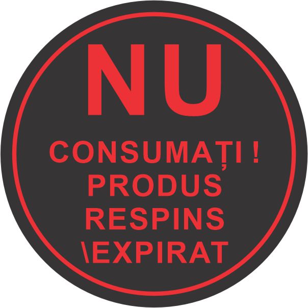 Set 500 Etichete HACCP "pentru control HACCP si siguranta alimentara" — (removable)