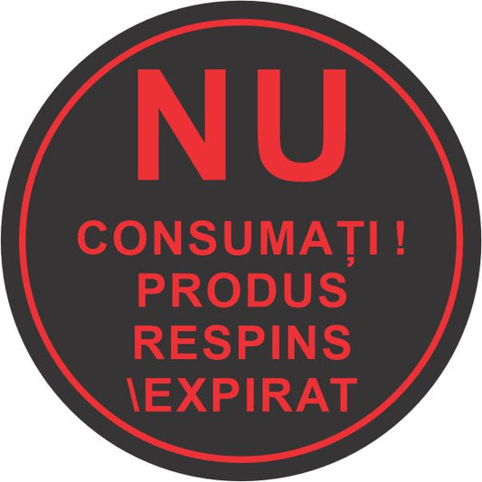 Set 500 Etichete HACCP "pentru control HACCP si siguranta alimentara" — (removable)