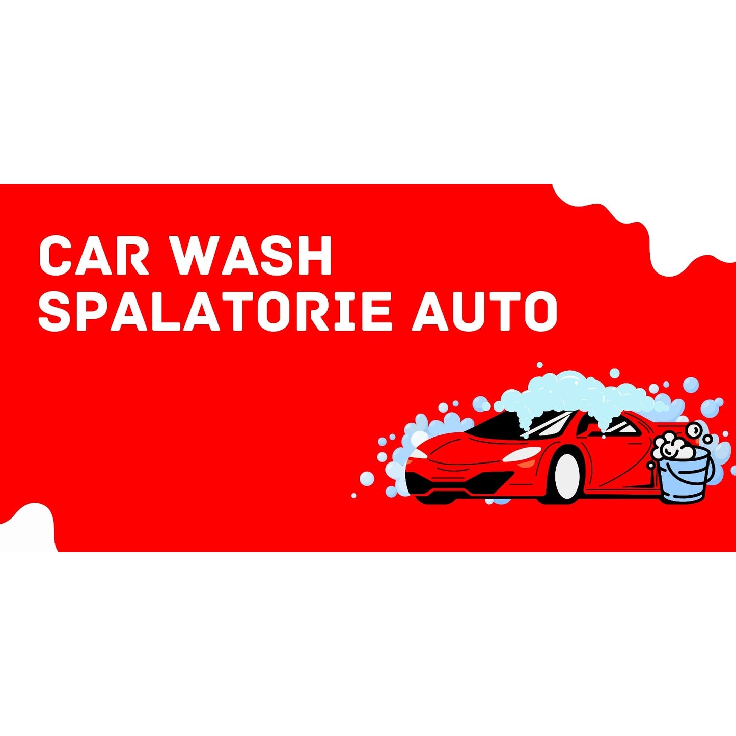 Banner Publicitar "Spalatorie auto 1" — 150×75cm