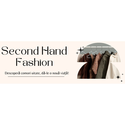 Banner Publicitar "Second Hand" — 150×75cm