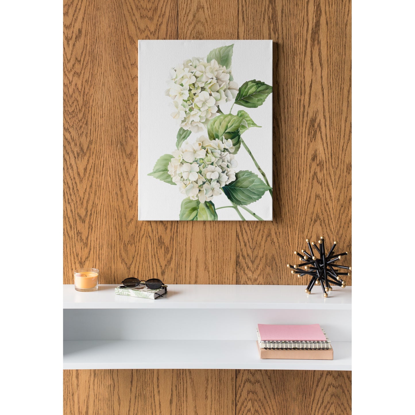 Tablou canvas "White flower 8" - 60x80 cm